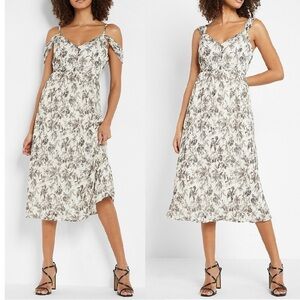 Express Pleated Chiffon Dress